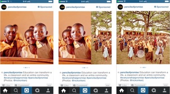 Instagram给广告主特权 发组图和内置广告链接